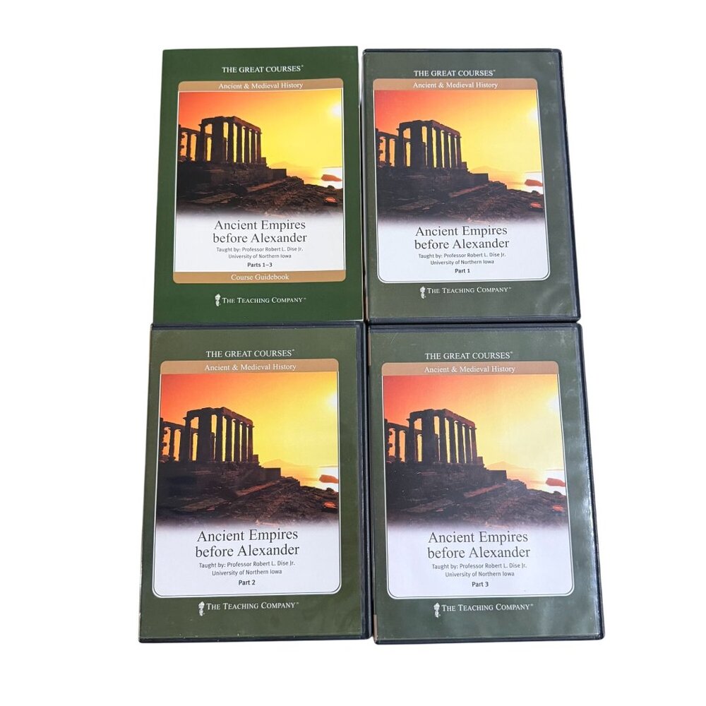 Great Courses Ancient Empires Before Alexander Robert Dise Jr DVDs Guidebook